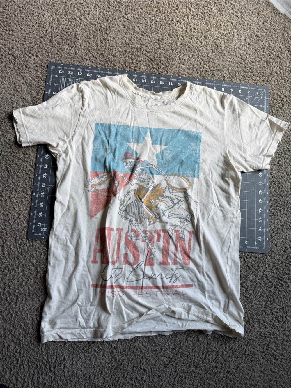2023 Austin City Limits Festival Skeleton Lineup T-Shirt - Sz. M